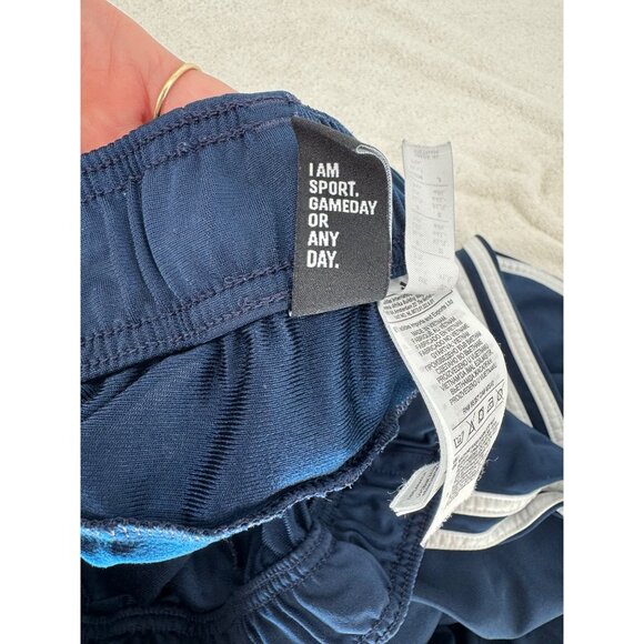 Adidas Women's Navy Blue Athletic Classic Track Pants With White Stripes XL - Picture 12 of 12